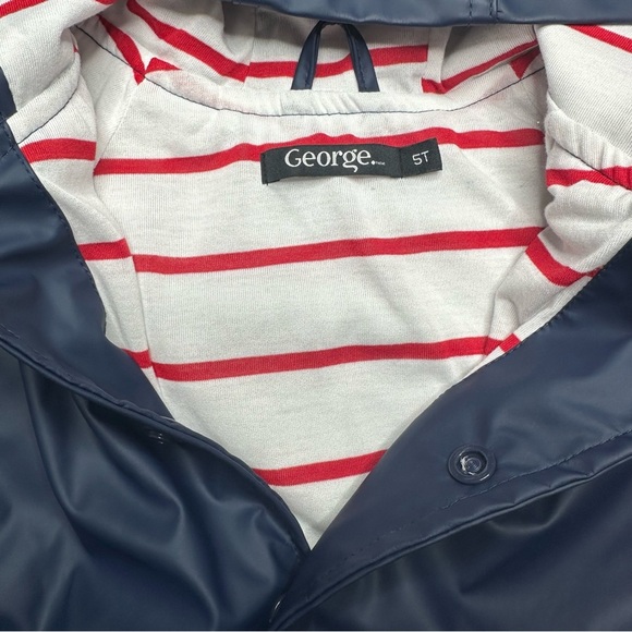 George Raincoat Blue Size 5T - Picture 9 of 16